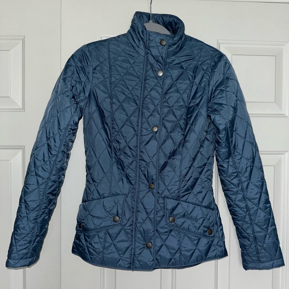 Barbour Quilted Snap-Front Puffer Jacket